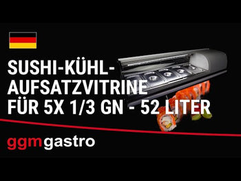 Sushikøler til 5x 1/3 GN