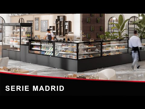 Kassebord MADRID - 800mm - Sort marmorbordplade - Sort mat