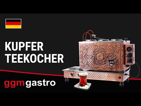 Tekedel i kobber - 870 mm - 33 Liter
