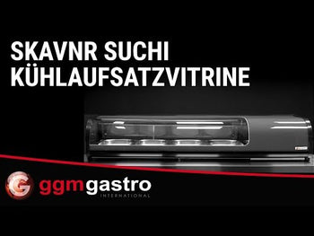 Sushikøler - 6x GN 1/3