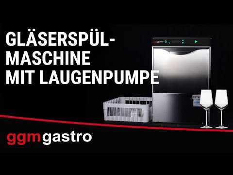 Glas opvaskemaskine 2,9 kw - Med Afløbspumpe - med Vaskemiddelpumpe (Dobbeltvægget)