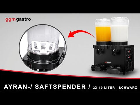 Ayran/juice-dispenser - 22 liter - Sort