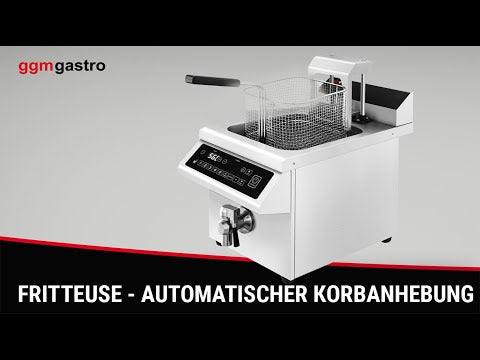 Induktionsfriture - 8 Liter - 3,5 kW - med automatisk kurveløft