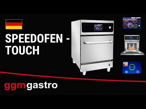 Highspeedovn - 3,5 kW - inkl. pizzaplade, non-stick-kurv, non-stick-bageplade | op til 80% hurtigere tilberedning