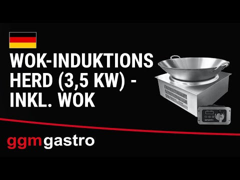 Induktions wok - 3,5 kW - inkl. Wok