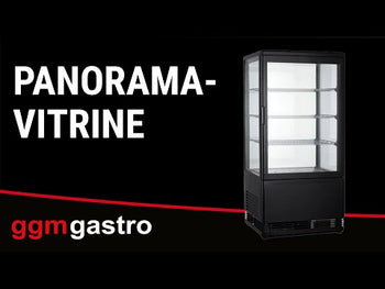 Panorama Kølemontre - 68 Liter - Sort