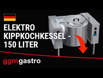 Elektrisk kipgryde - 150 liter - Indirekte opvarmning