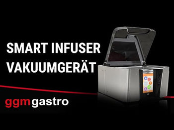 Multifunktionelt vakuumpakker 4,8 m³/t - med touch-skærm og WiFi - orange