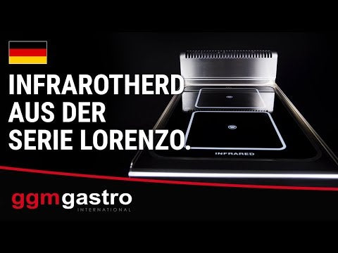 Infrarød komfur - 4 kogeplader (6,4 kW)