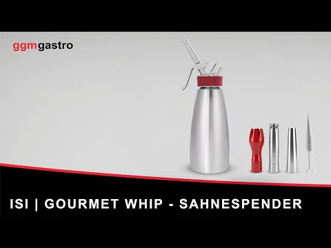 ISI | Gourmet Whip - flødedispenser - 1,0 liter - rustfrit stål