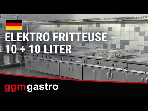 Elektrisk Friture - 10 + 10 Liter (18 kW)