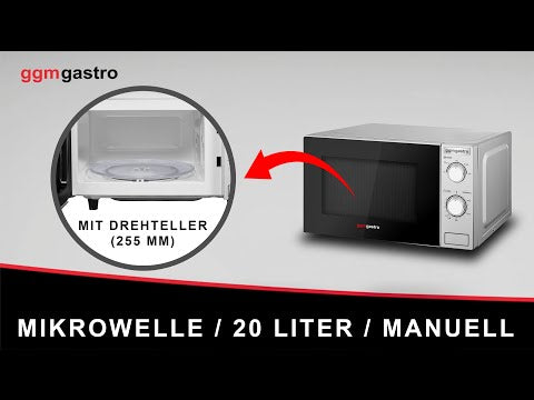 Mikrobølgeovn - 20 l - 700 W - Mekanisk