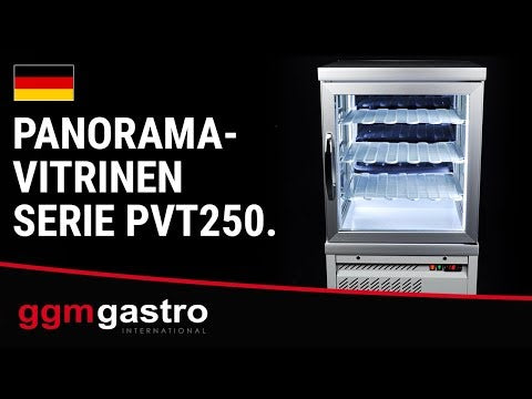 Panorama Kølemontre med 3 Roterende Glashylder