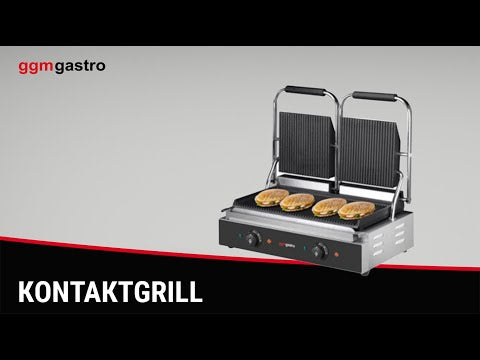 Klemgrill 0,43 m - Rillet over og under