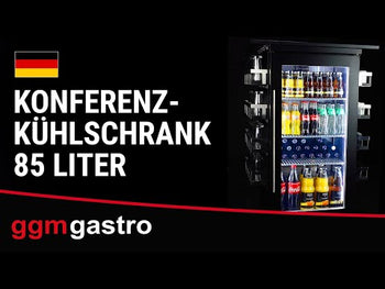 Konferencekøleskab - 110 Liter - med 1 glasdør