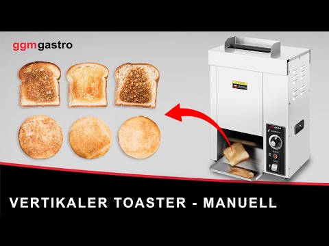 Kontinuerlig brødrister - 2 kW - Manuel