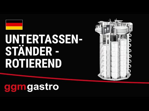Kop- og underkopsstativ - med 2 holdere - rustfrit stål - drejbar - hvid