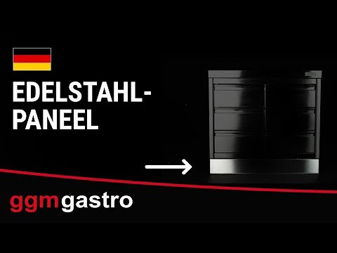 Arbejdsskab i rustfrit stål PREMIUM med Gennemgang - 1,8 m