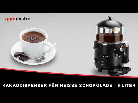 Chokoladedispenser - 5 Liter - Sort
