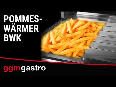 Lavt Fryse-Skuffeskab - i rustfrit stål med 1 skuffe - 1,23 m - 113 Liter - inklusive Pommes frites varmere