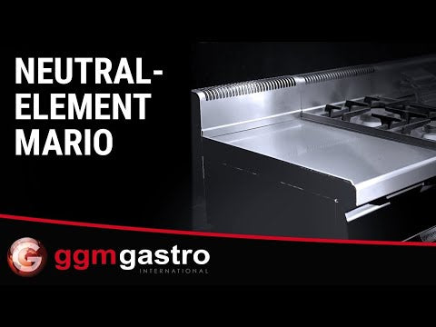Neutralelement - 400 mm - med skuffe - 1x GN 1/1 eller 2x GN 1/2