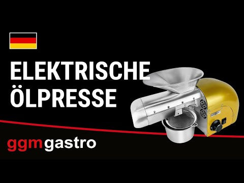 Elektrisk oliepresse - grå - 1,8 kW