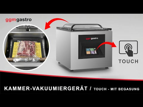 Kammervakuumforsegler - 20m³/t - Touch - med gasskylning