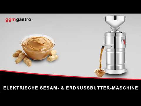 Sesam- og jordnøddesmørmaskine - 0,8 kW - 15 kg/t
