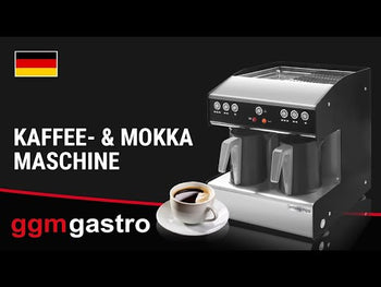 DUO tyrkisk kaffe- og mokkamaskine - sort / krom