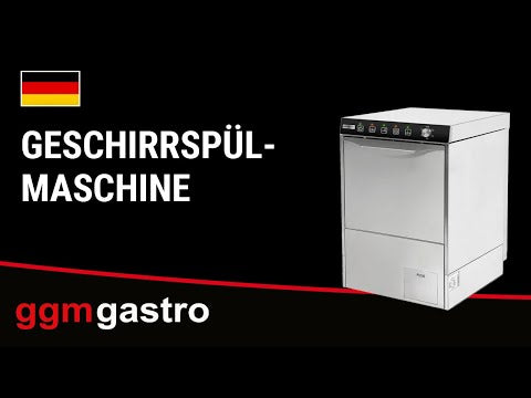 Underbordsopvaskemaskine - Manuelt betjent - 3,55 kW - med Sæbe-, Skylle- & Afløbspumpe