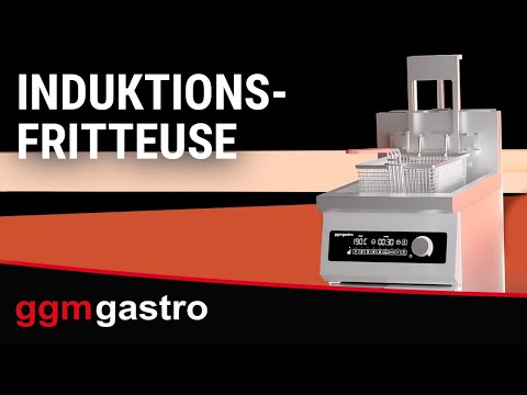 Induktionsfriture - 30 Liter - 10 kW - med automatisk løftesystem