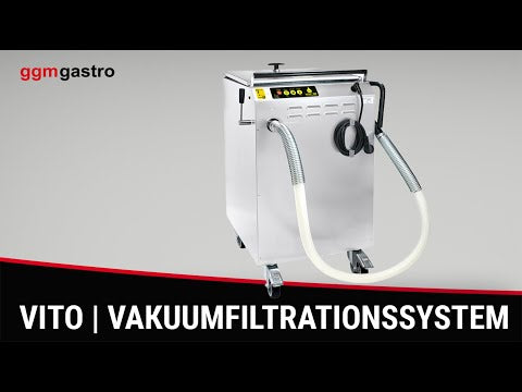 VITO | XS vakuumfiltreringssystem - 30 Liter/minut - til max. 40 Liters Frituregryder