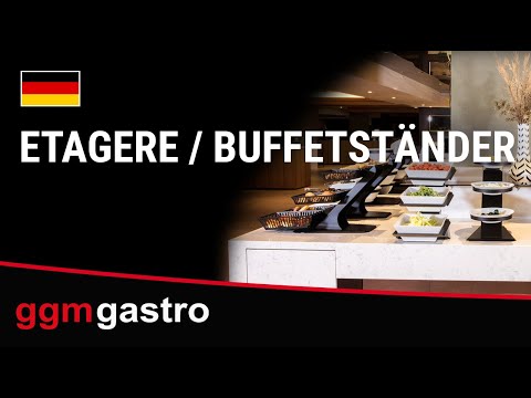 Kagefod / buffetstativ - inkl 1 melaminskål - firkantet