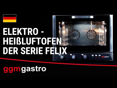 Elektrisk industriovn - 4 skuffer