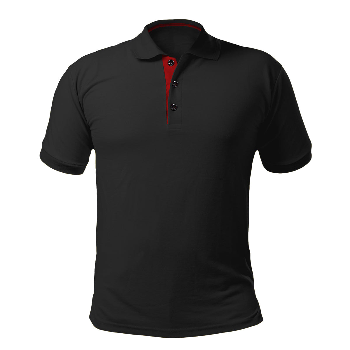 (5 stk) Poloshirt HERRE - Sort - str. L