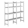 Hylde sæt af aluminium (anodiseret) - dybde: 360 mm