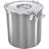 Speisebehälter - inkl. låg - rustfrit stål - Ø 400 mm - Højde: 400 mm - 50,0 liter