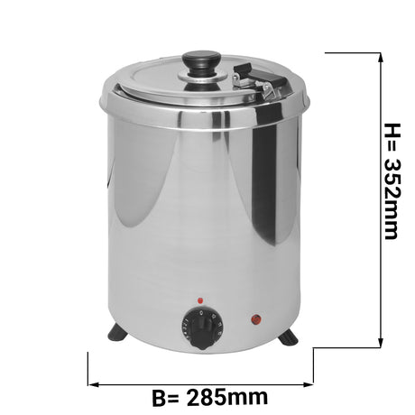 Suppevarmer - 5 liter - rustfrit stål