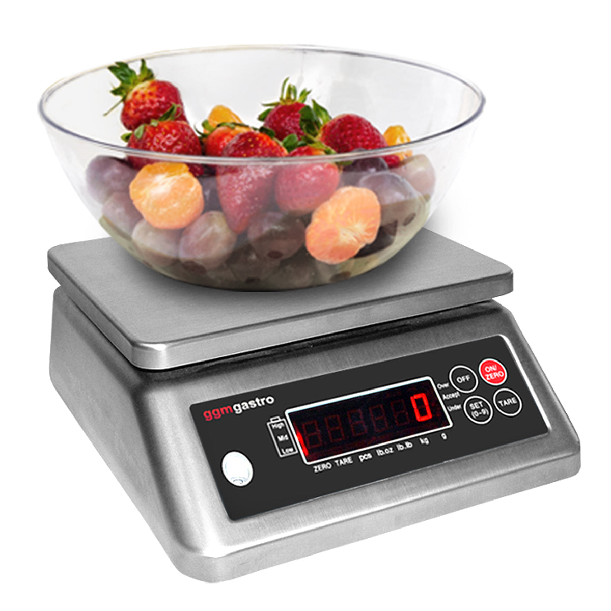 Digital køkkenvægt op til 3 kg / Nøjagtighed til: 0,2 g